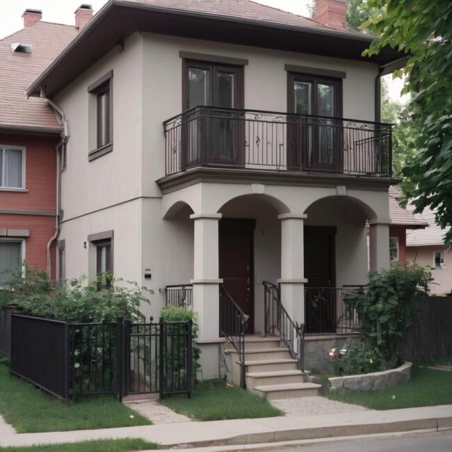 Domy dwupoziomowe z osobnymi wejściami