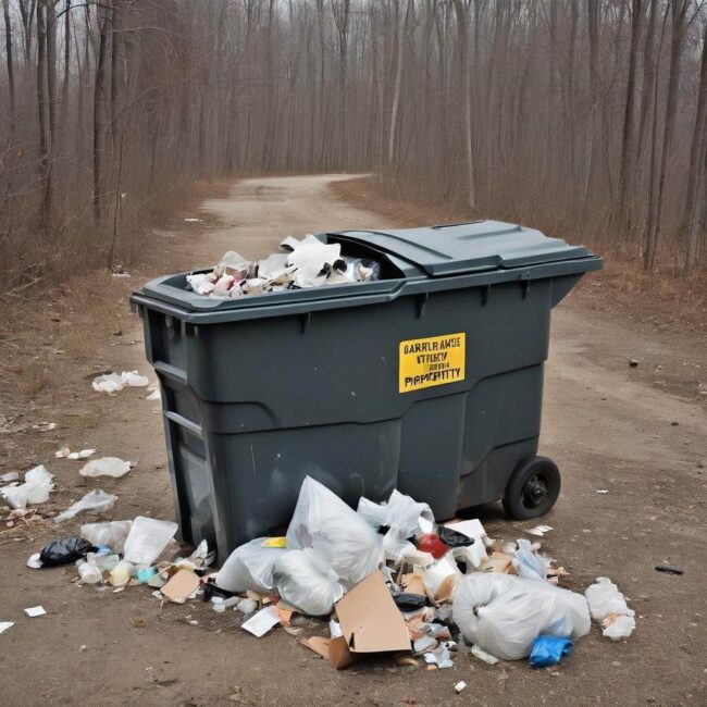 Współpraca z lokalnymi organizacjami w celu zwalczania zaśmiecania terenu prywatnego